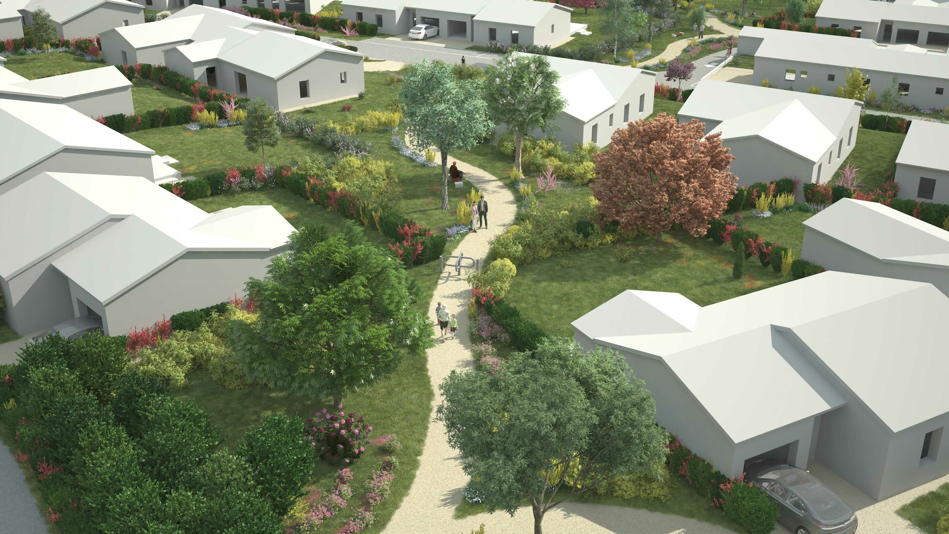 visuel 3D lotissement la vallée de bellevue niort