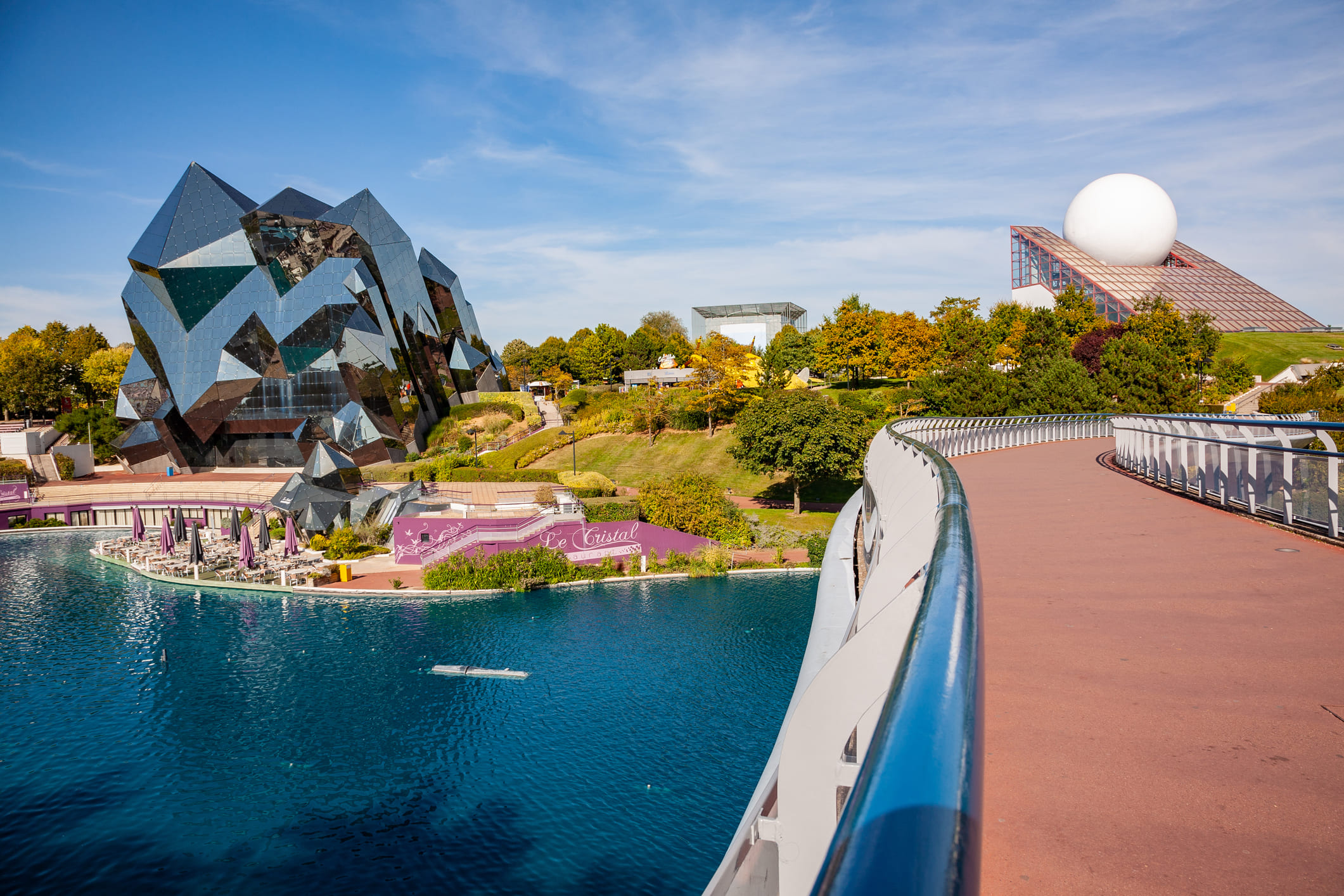 vue parc d'attraction Futuroscope Poitiers